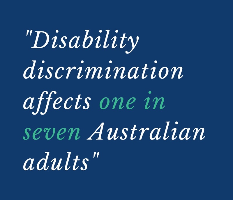 quote saying one in seven adults face discrimination