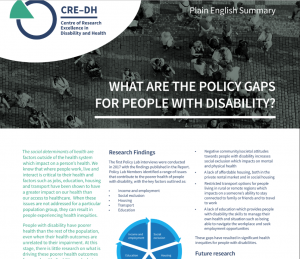 Cover shot of Policy Plain Language Flyer