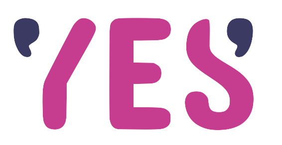 YES Logo Pink Navy Vertical